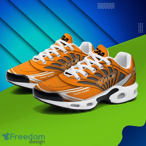 Tennessee Volunteers Air Cushion Sports Shoes Custom Name Gift For Fans Men Women Shoes Product Photo 2