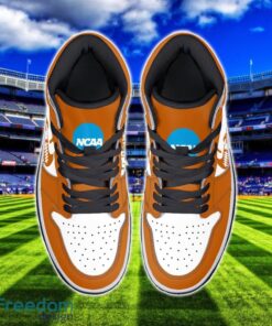 Texas Longhorns Air Jordan 1 Shoes Sport Hightop Sneakers For Men And Women Custom Name Product Photo 3