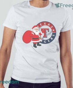 Texas Rangers Santa Claus Logo T Shirt image Texas Rangers Santa Claus Logo T Shirt Product Photo 3