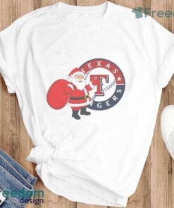 Texas Rangers Santa Claus Logo T Shirt image Texas Rangers Santa Claus Logo T Shirt Product Photo 5
