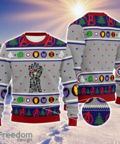 Thanos Ugly Christmas Gift Christmas Sweatshirt Iron Man Ugly Christmas Sweater Holiday Gift