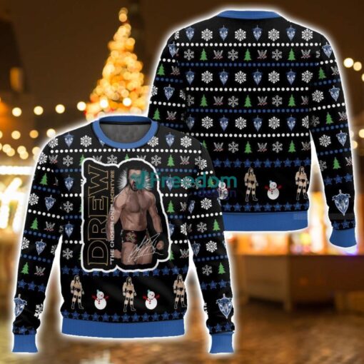 The Chosen One Drew McIntyre 3D Ugly Christmas Sweater Unisex Sweater Christmas Gift Product Photo 1