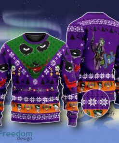 The Joker Batman Ugly Christmas Sweater Unique Gift