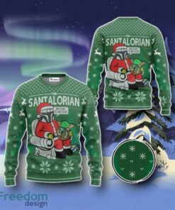 The Santalorian Baby Yoda Ugly Christmas Sweater Unique Gift