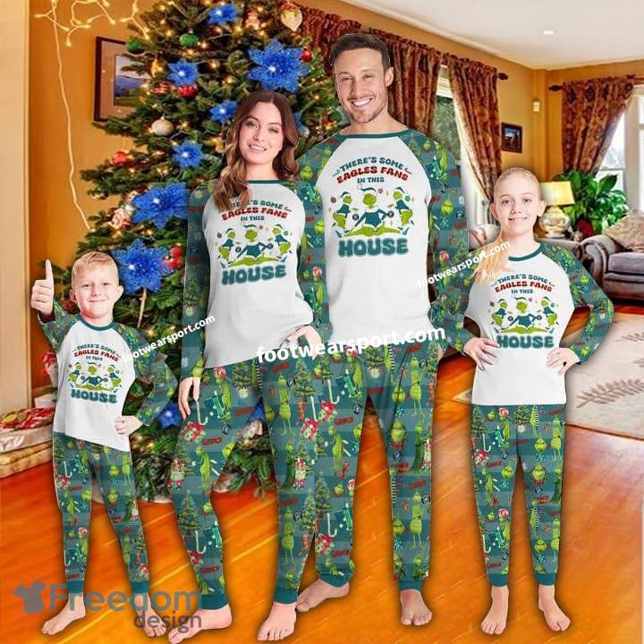 There s Some Philadelphia Eagles Fans In This House Christmas Pajamas Set Family Kid Men Women image There s Some Philadelphia Eagles Fans In This House Christmas Pajamas Set Family Kid Men Women - There s Some Philadelphia Eagles Fans In This House Christmas Pajamas Set Family Kid Men Women