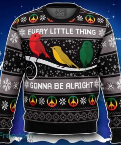 Three Little Birds Bob Marley Ugly Christmas Sweater Special Gift Three Little Birds Bob Marley Ugly Christmas Sweater Special Gift