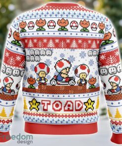 Toad Mario Bros Ugly Christmas Sweater Holiday Christmas Gift Product Photo 2