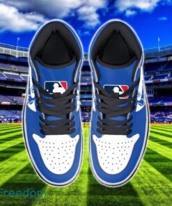 Toronto Blue Jays Air Jordan 1 Shoes Sport Hightop Sneakers For Men And Women Custom Name Product Photo 3