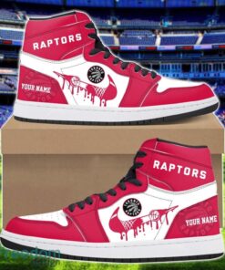 Toronto Raptors Air Jordan 1 Shoes Sport Hightop Sneakers For Men And Women Custom Name