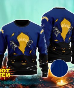 Twisted Tea Scary Night Halloween Hand Pull Out Halloween 3D Sweater For Men and Women