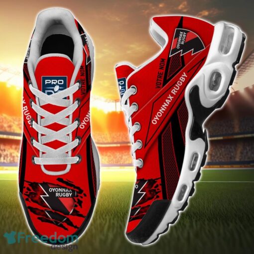 Us Oyonnax Rugby Air Cushion Sports Shoes Custom Name Gift TN Shoes Sneakers For Fans Men Women Team Shoes Product Photo 2