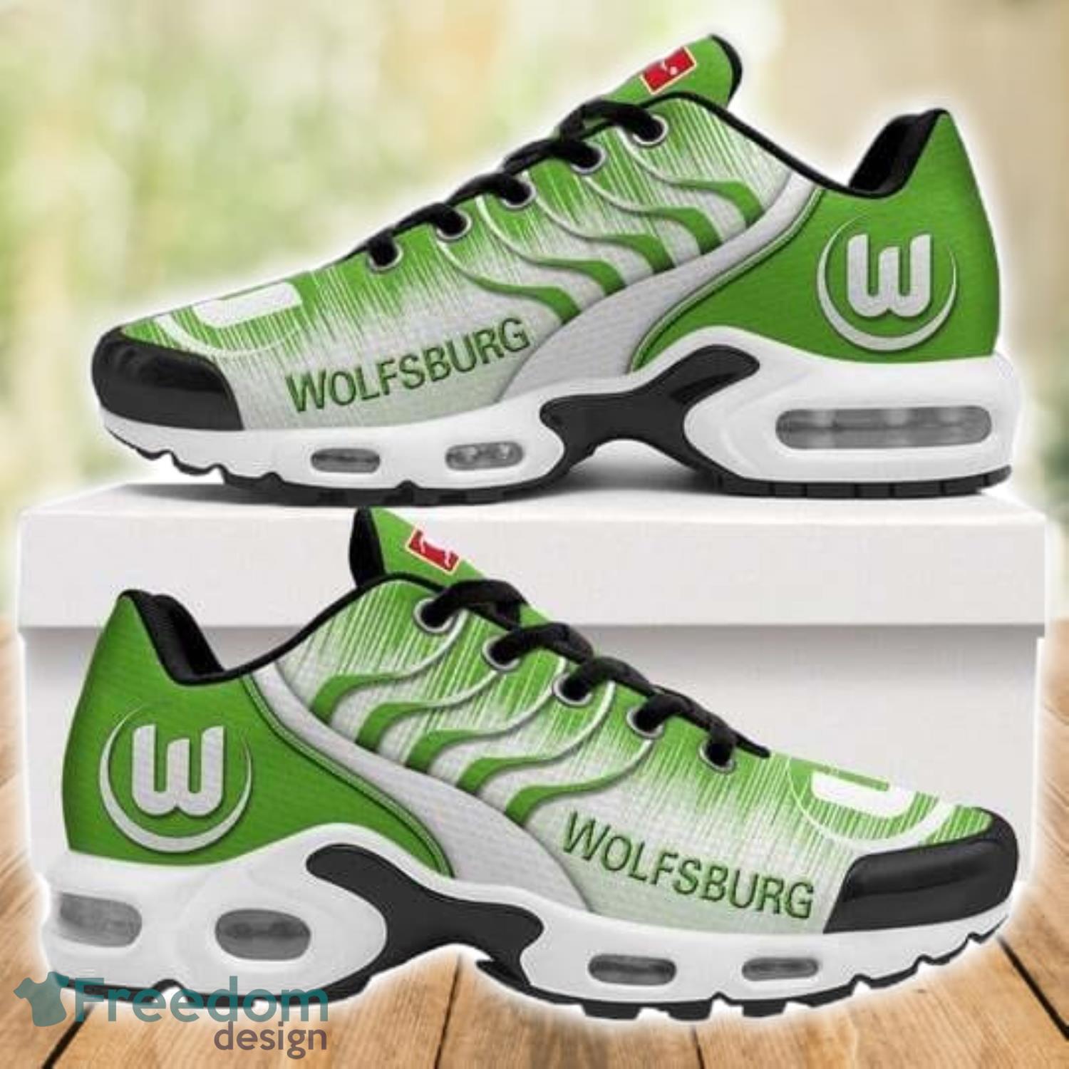VfL Wolfsburg Ultra Air Cushion Sports Shoes Custom Name For Men And Women TN Shoes Sneakers image VfL Wolfsburg Ultra Air Cushion Sports Shoes Custom Name For Men And Women TN Shoes Sneakers Product Photo 1