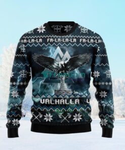 Viking Symbol Ugly Christmas Sweater For Men And Women