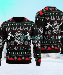 Viking Valhalla Xmas Ugly Christmas Sweater For Men And Women