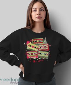 Vintage Christmas Cassette Tapes Shirt, Christmas Music Shirt - Sweatshirt