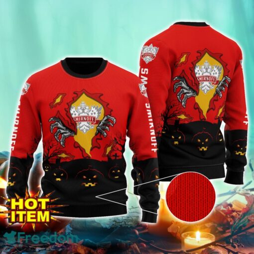 Vodka Scary Night Halloween Hand Pull Out Halloween 3D Sweater For Men and Women Product Photo 1