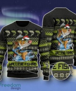 Walleye Fishing Ugly Christmas Sweater Unique Gift