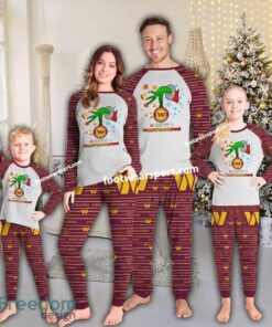 Washington Commanders Happy HalloThankmas Christmas Family Pajamas Set Kid Men Women