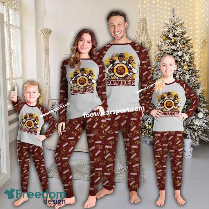 Washington Commanders Transfer Christmas Family Pajamas Set Kid Men Women image Washington Commanders Transfer Christmas Family Pajamas Set Kid Men Women - Washington Commanders Transfer Christmas Family Pajamas Set Kid Men Women