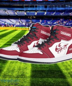 Washington State Cougars Air Jordan 1 Shoes Sport Hightop Sneakers For Men And Women Custom Name Product Photo 2