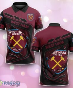 West Ham United Polo Shirt Custom Name Best Gift For Men And Women
