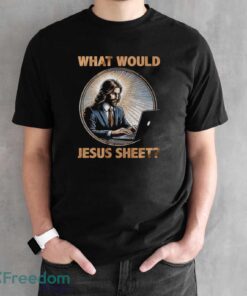 What Would Jesus Sheet Shirt, Funny Spreadsheet Tee, Excel Humor Shirt - Black Unisex T-Shirt