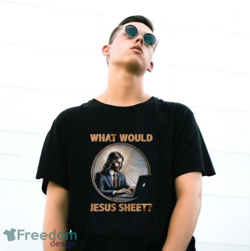 What Would Jesus Sheet Shirt, Funny Spreadsheet Tee, Excel Humor Shirt - G500 Gildan T-Shirt