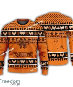 WHATABURGER Logo Merry Christmas Ugly Sweater Gift For Men And Women
