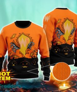 Whataburger Scary Night Halloween Hand Pull Out Halloween 3D Sweater For Men and Women