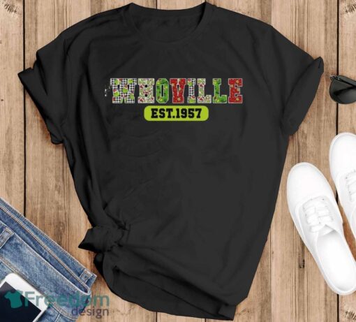 Whoville University Est 1957 Christmas Shirt - Black T-Shirt