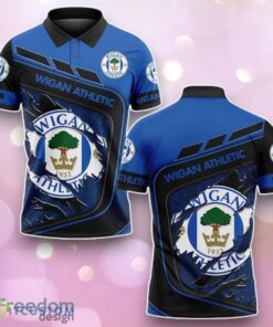Wigan Athletic Polo Shirt Custom Name Best Gift For Men And Women