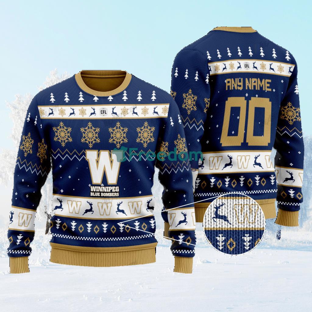 Winnipeg Blue Bombers Personalized Your Name And Number image Winnipeg Blue Bombers Personalized Your Name And Number Product Photo 1