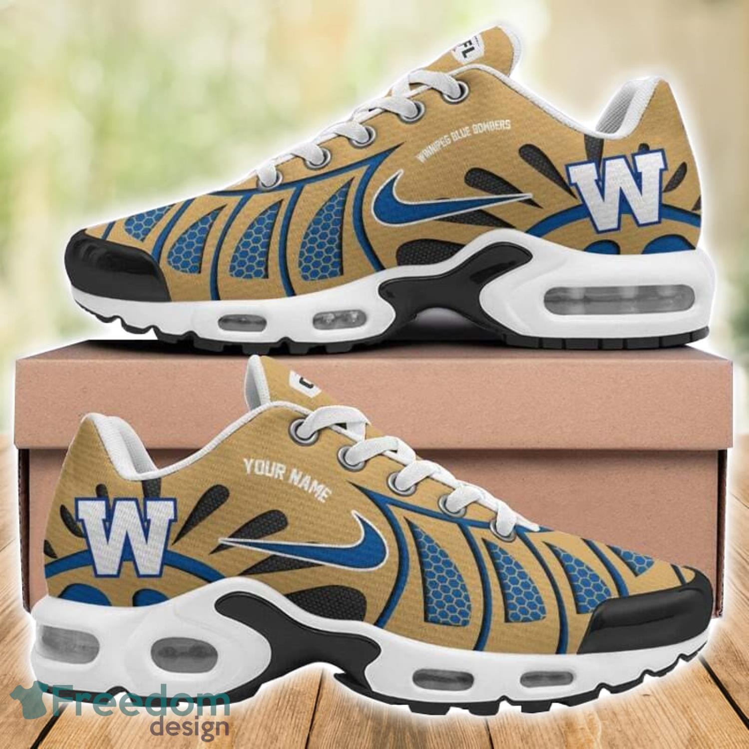 Winnipeg Blue Bombers Ultra Air Cushion Sports Shoes Custom Name For Men And Women TN Shoes Sneakers image Winnipeg Blue Bombers Ultra Air Cushion Sports Shoes Custom Name For Men And Women TN Shoes Sneakers Product Photo 1
