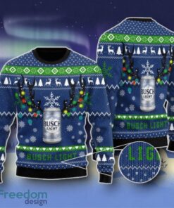 Xmas Deer Busch Light Ugly Ugly Christmas Sweater Unique Gift