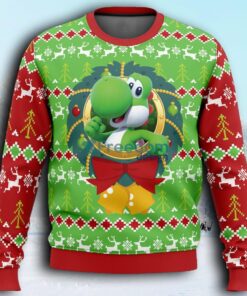 Yoshi Super Mario Ugly Christmas Sweaters 3D Super Hot