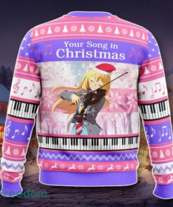 Your Song In Christmas Your Lie In April Ugly Christmas Sweater A Luxurious Gift Product Photo 2