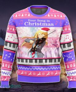Your Song In Christmas Your Lie In April Ugly Christmas Sweater A Luxurious Gift