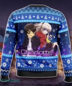 Yuu And Nao Charlotte Ugly Christmas Sweater A Luxurious Gift Product Photo 2