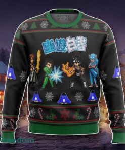 YUYU HAKUSHO Ghost Fighter Characters Ugly Christmas Sweater A Luxurious Gift