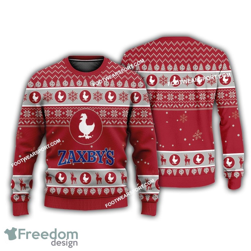 ZAXBY'S Logo Merry Xmas Ugly Sweater For Fans image ZAXBY'S Logo Merry Xmas Ugly Sweater For Fans