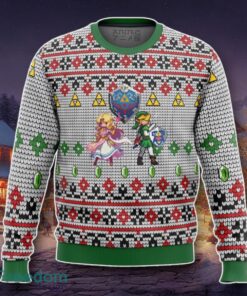 Zelda And Link Ugly Christmas Sweater A Luxurious Gift