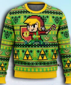 Zelda Holiday Link Ugly Christmas Sweaters 3D Super Hot