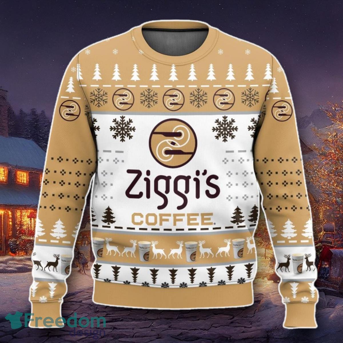 Ziggi’s Coffee Ugly Sweater A Luxurious Gift image Ziggi’s Coffee Ugly Sweater A Luxurious Gift Product Photo 1