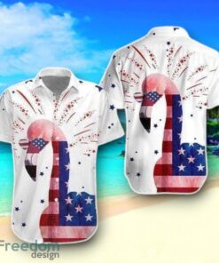 4th Of July Flamingo For Men Hawaiian Shirt Impressive Gift