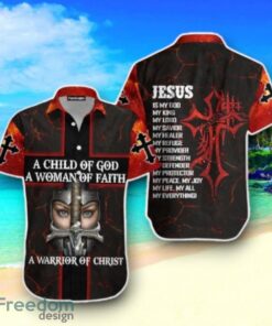 A Child Of God A Woman Of Faith Hawaiian Shirt Impressive Gift