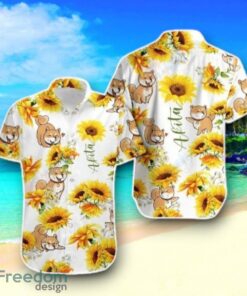 Akita Sunflower Hawaiian Shirt Impressive Gift