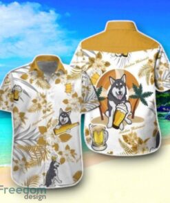Alaskan Malamute Beer Hawaiian Shirt Impressive Gift
