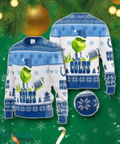 Indianapolis Colts The Grinch Ugly Christmas Sweater Best Gift