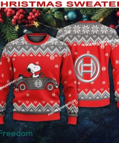 Snoopy Driving Car Robert Bosch Gmbh Logo Ugly Christmas Sweater For Men Women