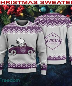 Snoopy Driving Car Scentsy Logo Ugly Christmas Sweater Gift For Adult